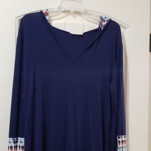 Long sleeve, hooded t-shirt